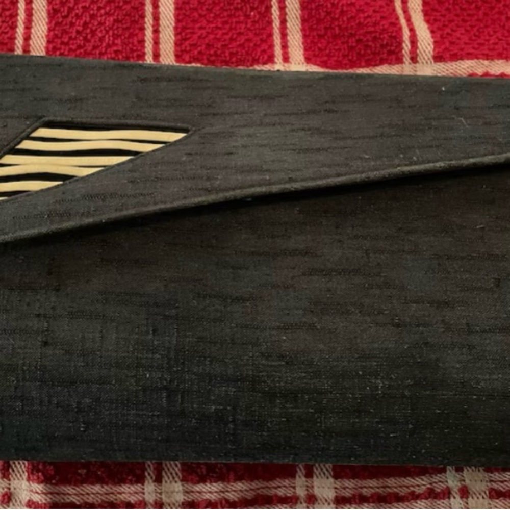 Elegant Vintage Surrey Blue Clutch